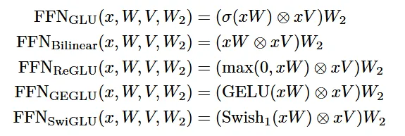 Gated activation functions